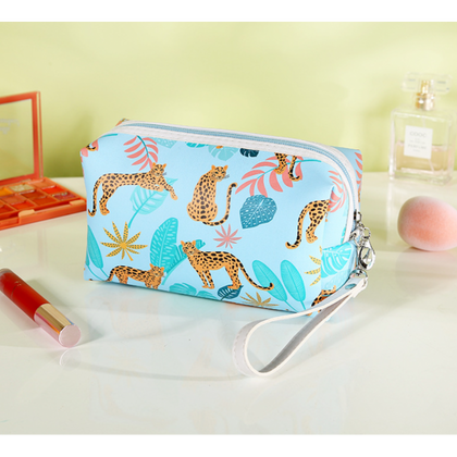 Kosmetyczka rozkładana podłużna safari kuferek KS80