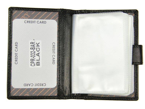 Eleganckie skorzane etui na karty i dokumenty