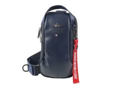 Torba na ramię AERONAUTICA MILITARE Bolt Niebieska