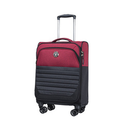 Mała kabinowa walizka PUCCINI MALMO EM50710C 3 Czerwono czarna