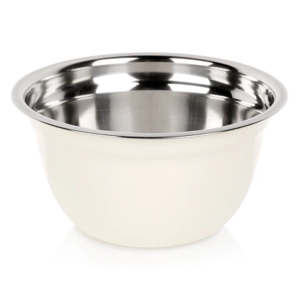 Miska kuchenna stalowa biała 14,5 cm, 700 ml