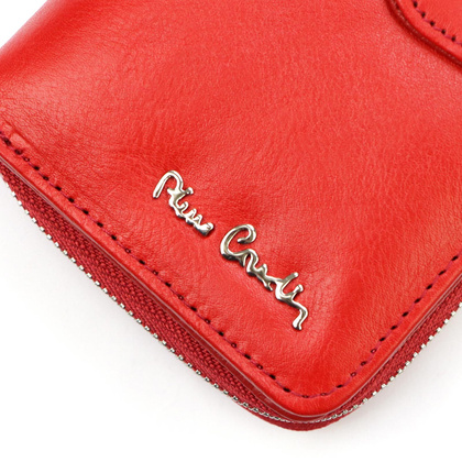 Klasyczny skórzany portfel damski Pierre Cardin 