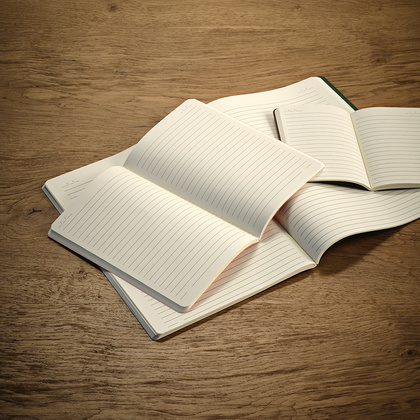 Notatnik Bronte A5 z papieru recyklingowego 70 gsm