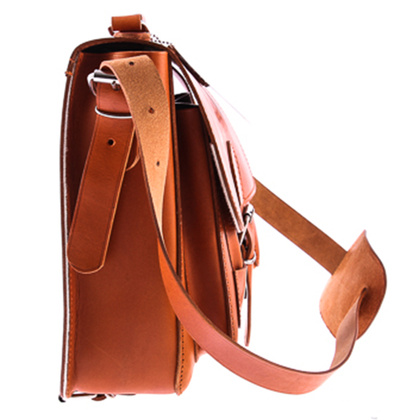 TECZKA SKÓRZANA 3W1 KEMER VOOC Vintage  P13 BRĄZOWA