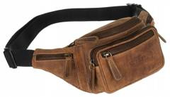 Nerka na biodra i ramię ze skóry naturalnej