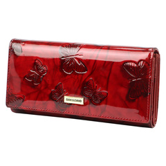 Portfel damski skórzany PELLUCCI BTS-102 Czerwony