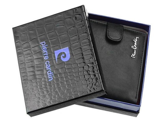 Pierre Cardin Nieduży skórzany portfel męski 