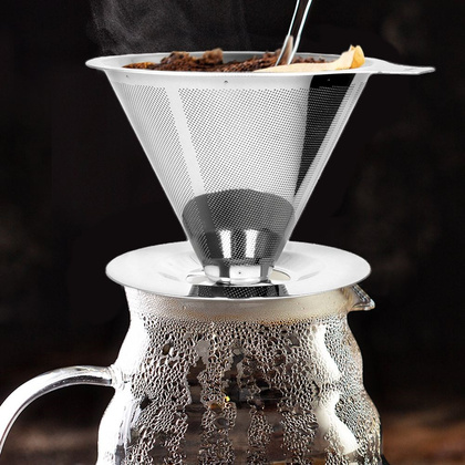 Filtr do zaparzania kawy stalowy 10 cm