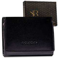 Skórzany portfel z zewnętrzną portmonetką