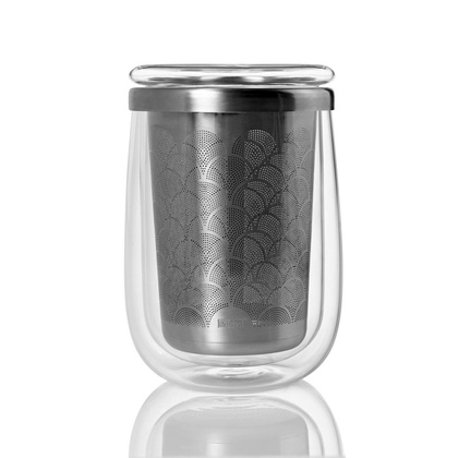 Szklanka z filtrem do herbaty FUSION GLASS