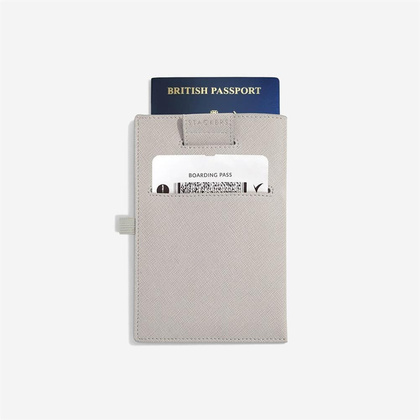 Etui na paszport i karty Stackers taupe