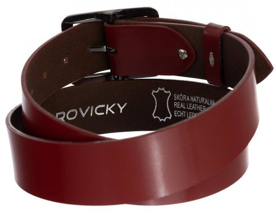 Szeroki pasek damski z metalową sprzączką Rovicky