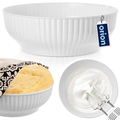 Miska kuchenna biała 28 cm, 4 l