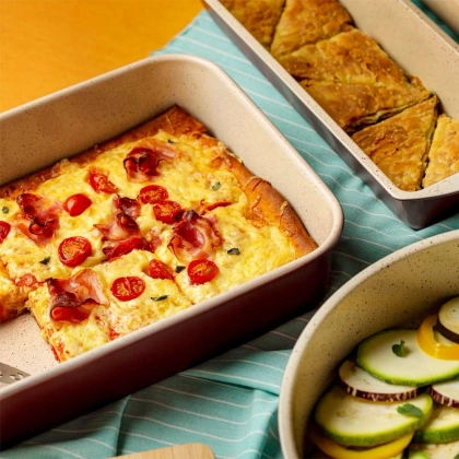 Brytfanna brytfanka blacha granitowa 4,7 l 34x26x6,5 cm TERRESTRIAL