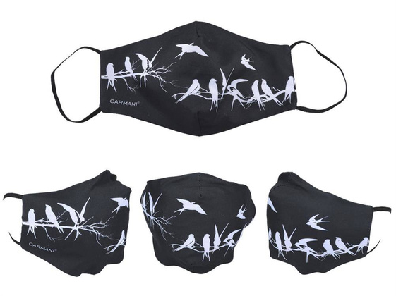 Kpl. 2 maseczek ochronnych - Ptaki (CARMANI)