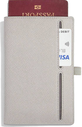 Etui na paszport i karty Stackers taupe