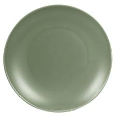 Talerz deserowy płaski płytki ceramiczny talerzyk na desery zielony ALFA 21,5 cm