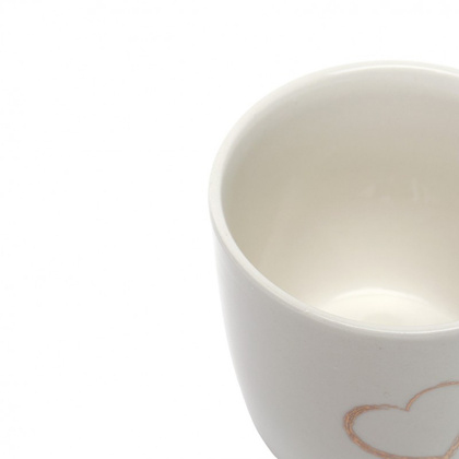 Zestaw 2szt KUBKÓW WALENTYNKOWYCH - LOVE YOU w pudełku z łyżeczkami 300 ml KB24