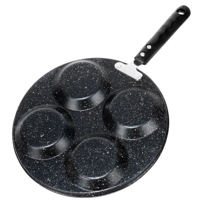 Patelnia do jajek granitowa 4 otwory BASIC LINE 24 cm