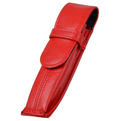 Piórnik skórzany 064K Czerwony KEMER
