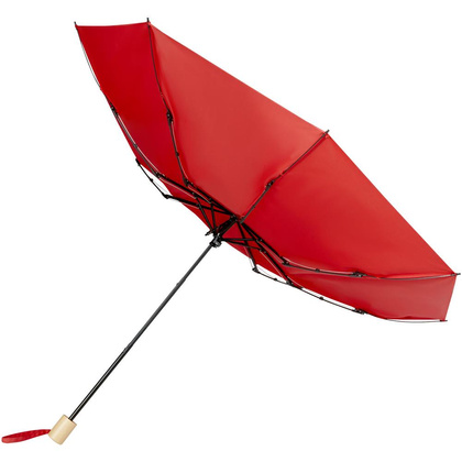 Składany wiatroodporny parasol 51 cm z PET z recyklingu Birgit