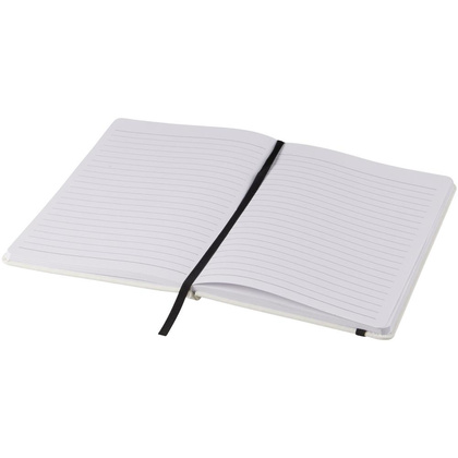 Biały notes A5 Spectrum z kolorowym paskiem Biały