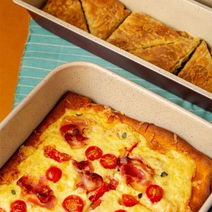 Brytfanna brytfanka blacha granitowa 4,7 l 34x26x6,5 cm TERRESTRIAL