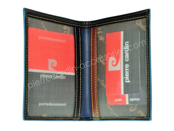 Etui na dokumenty skórzane PIERRE CARDIN PSP520.3 8814 Czarne