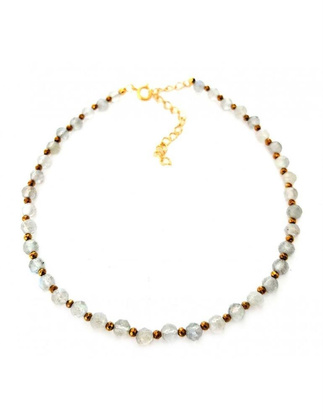 Bransoletka Na Kostkę LABLADORYT 925