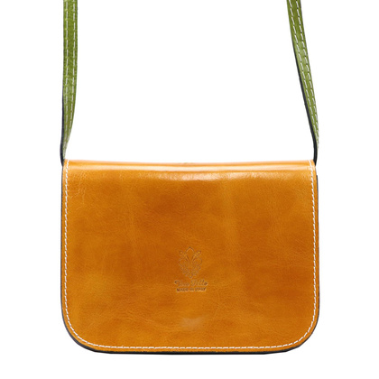 Torebka damska skórzana KEMER 43 Ciemny brąz