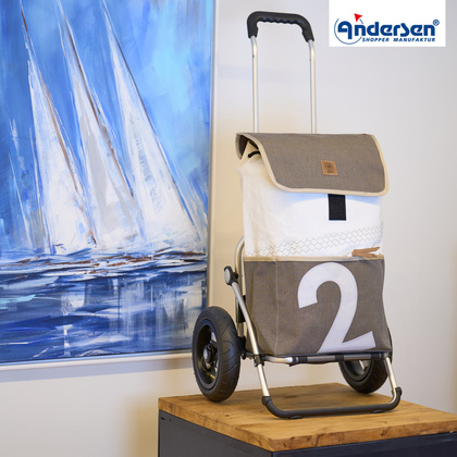 Wózek na zakupy ANDERSEN Royal 162 360° Mole