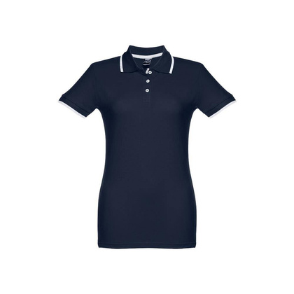 THC ROME WOMEN. Damski slim fit polo t-shirt