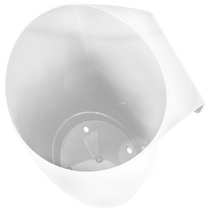 Pojemnik na przybory kuchenne zawieszany na reling biały / organizer RADKA