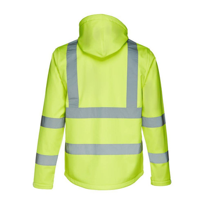 THC ZAGREB WORK. Kurtka softshell o wysokiej widoczności (unisex)