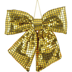 KOKARDA DEKORACYJNA ZŁOTA 30x34CM MICA