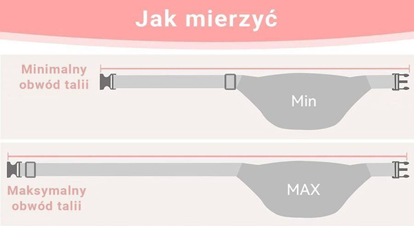 Miejska, pojemna nerka damska ze skóry ekologicznej