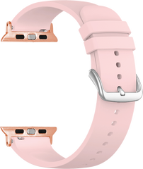 LAVVU Jasnoróżowy silikonowy pasek do zegarka dla APPLE WATCH 38-40 mm