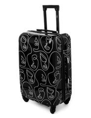 Średnia walizka KEMER RGL PRINT M Art