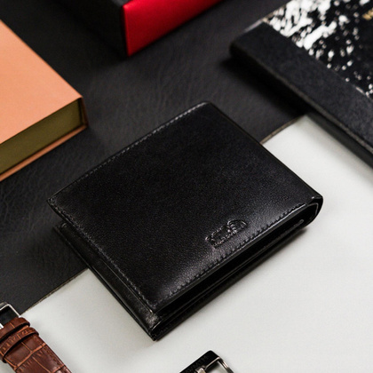 Portfel męski Peterson PTN 304-PR 2-1-1 czarny