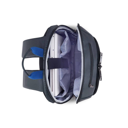 Delsey Parvis + dwukomorowy plecak miejski na laptopa 15.6" antracyt