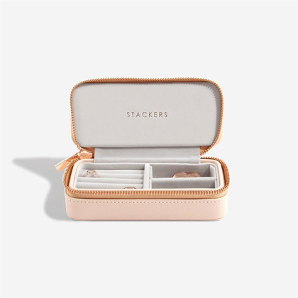 Pudełko podróżne na biżuterię Travel Medium Stackers blush pink
