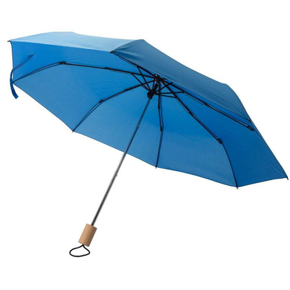 Parasol manualny RPET Niebieski