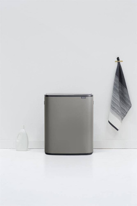 Kosz na śmieci Touch Bin BO 60l mineralny szary 223129