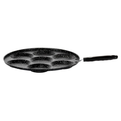 Patelnia do jajek granitowa 7 otworów BASIC LINE 30 cm