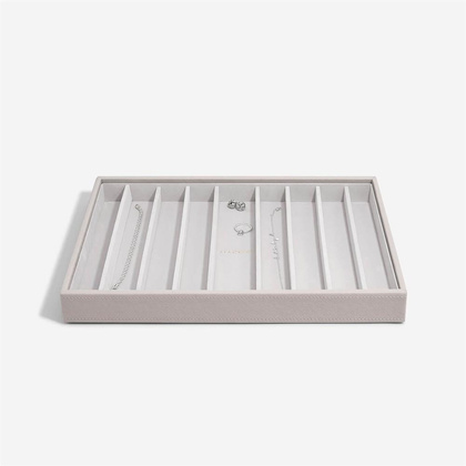 Szkatułka na naszyjniki Stackers 9 komorowa supersize taupe
