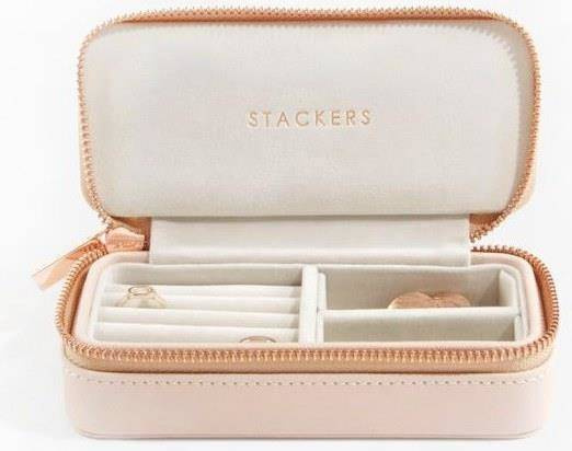 Pudełko podróżne na biżuterię Travel Medium Stackers blush pink