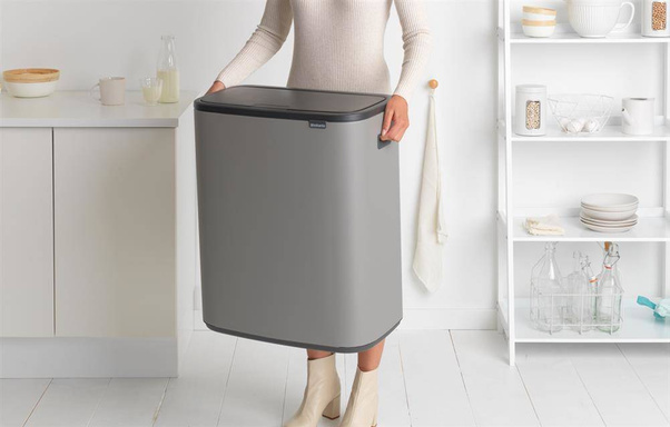 Kosz na śmieci Touch Bin BO 60l mineralny szary 223129