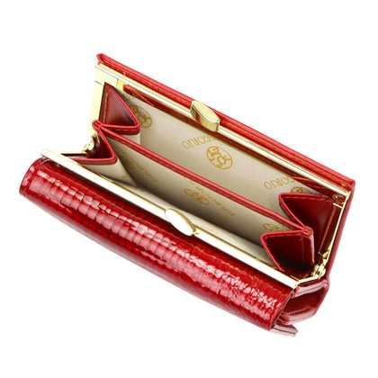 Nieduży portfel damski GL-117 czerwony