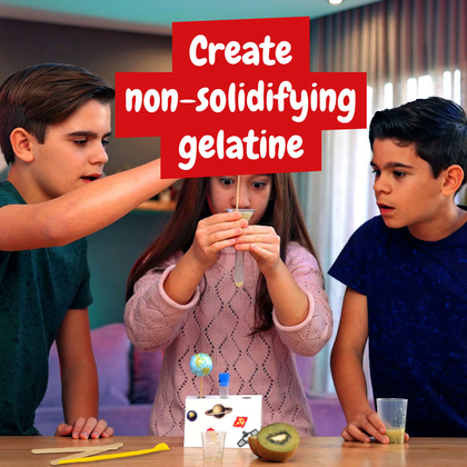 6 in 1 Super Science Kit II. Gra edukacyjna dostarczany z papierową torebką prezentową