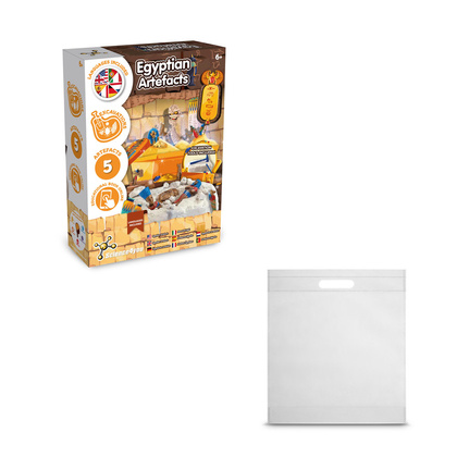 Ancient Egypt Excavation Kit IV. Gra edukacyjna dostarczany z torebką prezentową z włókniny